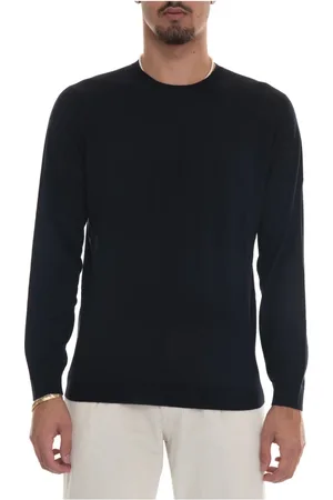 hindustrie Strik, Herre, Blå, L, Uld, Merino Wool Slim Fit Pullover