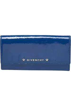 Givenchy Pre-owned, Dame, Blå, ONE SIZE, Tyl, Pre-owned Laeder punge