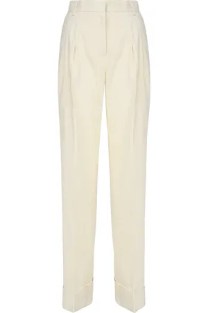 Andamane Bukser, Dame, , 2XS, Linned, Gule Linen Blend Nathalie Bukser