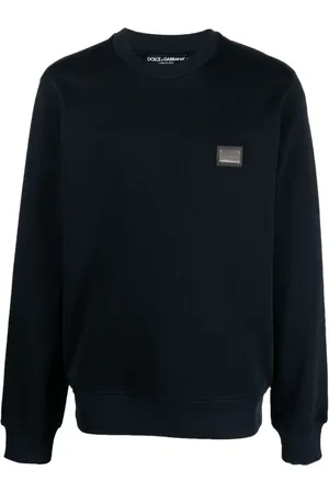Dolce & Gabbana Sweathshirts & Hoodies, Herre, Blå, S, Blå Sweaters til Mænd