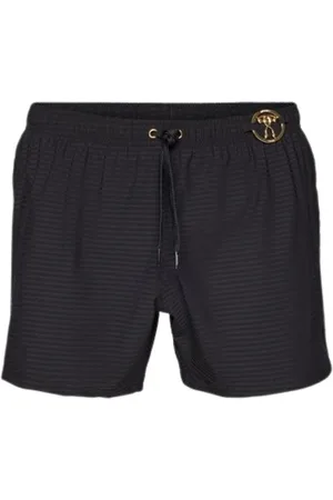 Moschino Shorts, Herre, Sort, XL, Polyester, Sorte Badeshorts Regular Fit