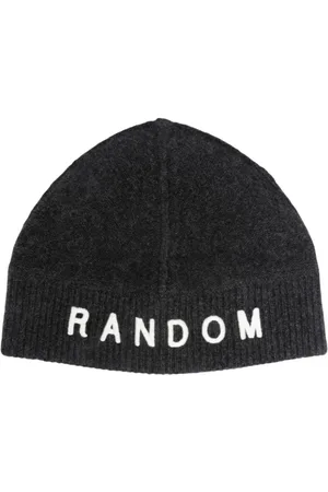 Random Identities Tilbehør, Herre, Sort, ONE SIZE, Uld, Grå Beanie med RIS Logo