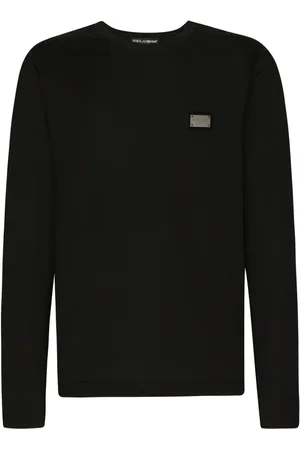 Dolce & Gabbana Top, Herre, Sort, 2XL, Uld, Sorte T-shirts og Polos