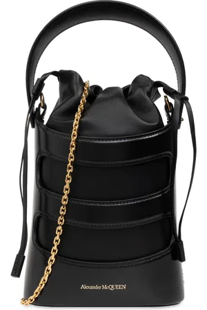 Alexander McQueen Taske, Dame, Sort, ONE SIZE, Uld, Mini The Rise skuldertaske