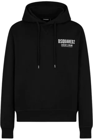 Dsquared2 Sweathshirts & Hoodies, Herre, Sort, XL, Bomuld, Icon Ceresio 7 Hoodie