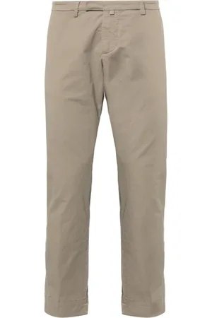 Briglia 1949 Bukser, Herre, Grøn, L, Bomuld, Grøn Slim Fit Poplin Bukser