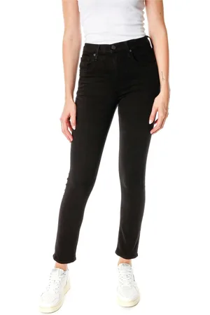 Citizens of Humanity Jeans, Dame, Sort, W32, Denim, Midwaist Skinny Fit Jeans
