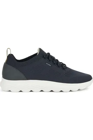 Geox Sko, Herre, Blå, 45 EU, Polyester, Blå Sneakers til Mænd