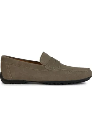 Geox Sko, Herre, , 42 EU, Bomuld, Taupe Grip Moccasins Loafers