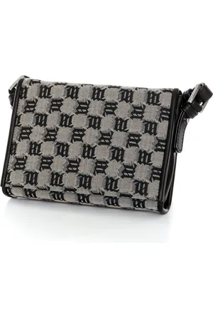 MISBHV Taske, Herre, Flerfarvet, ONE SIZE, Uld, Canvas Skuldertaske med Monogram
