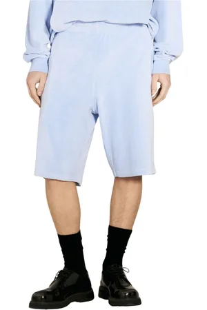 MARTINE ROSE Shorts, Herre, Blå, L, Bomuld, Terry Cloth Shorts