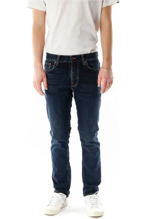 Nudie Jeans Jeans, Herre, Blå, W32 L36, Denim, Jeans