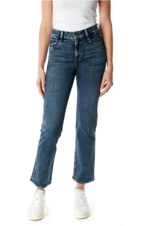 G-Star Jeans, Dame, Blå, W26 L32, Uld, Højtaljede Straight Fit Jeans