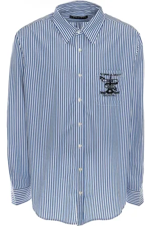 Y / PROJECT Skjorte, Herre, Flerfarvet, XL, Paris Bedste Broderet Skjorte