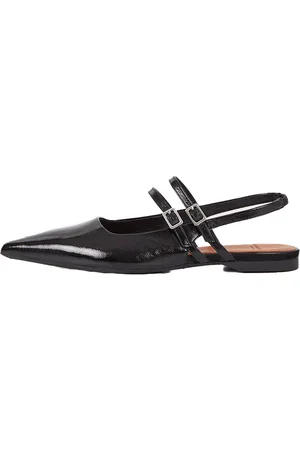 Vagabond Sko, Dame, Sort, 37 EU, Læder, Lak Sort Slingback Sko