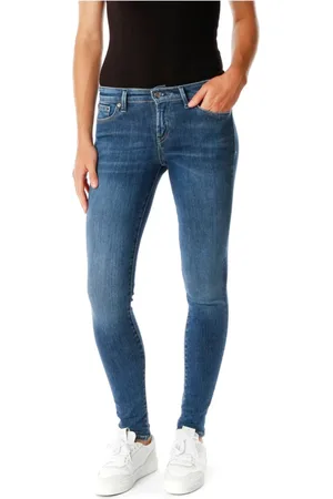 Denham Jeans, Dame, Blå, W32 L30, Denim, Skinny Jeans