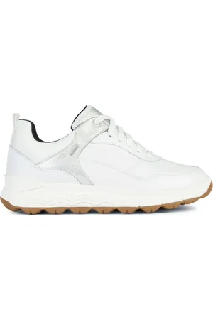 Geox Sko, Dame, Hvid, 39 EU, Uld, Hvide 4x4 ABX Sneakers til Kvinder