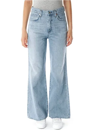Citizens of Humanity Jeans, Dame, Blå, W31, Denim, Vintage High Rise Wide Leg Jeans