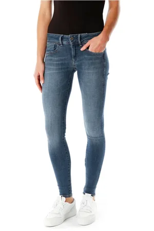 G-Star Jeans, Dame, Blå, W25 L30, Denim, Jeans