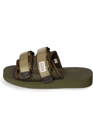 SUICOKE Sko, Dame, Grøn, 36 EU, Uld, Moto-Cab Sandaler