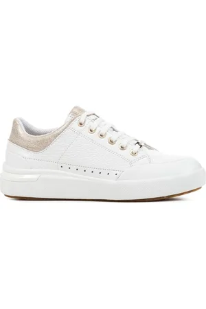 Geox Sko, Dame, Hvid, 36 EU, Uld, Hvide Dalyla Sneakers til Kvinder