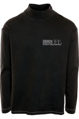 ERL Top, Herre, Grå, L, Uld, Long Sleeve Tops