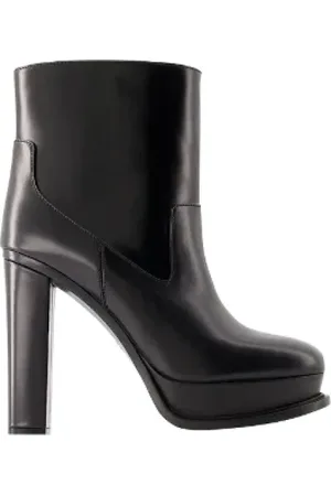 Alexander McQueen Sko, Dame, Sort, 39 EU, Læder, Læder stvler