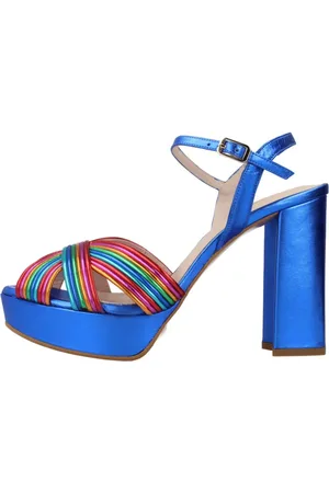 Lodi Sko, Dame, Blå, 38 EU, Uld, Elegant High Heel Sandaler
