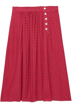 Inès de la Fressange Nederdel, Dame, Lyserød, 2XS, Uld, Alix nederdel