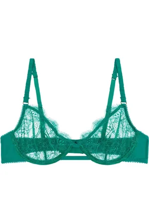 LOVE Stories Undertøj, Dame, Grøn, 75B EU, Uld, Grøn Romeo Bra