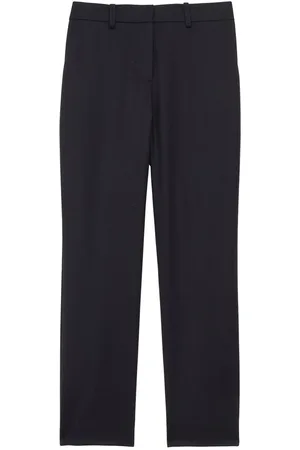 Inès de la Fressange Bukser, Dame, Blå, XL, Uld, Francisco navy uld bukser