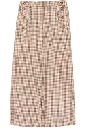 Inès de la Fressange Nederdel, Dame, , XS, Bomuld, ternede Yona nederdel