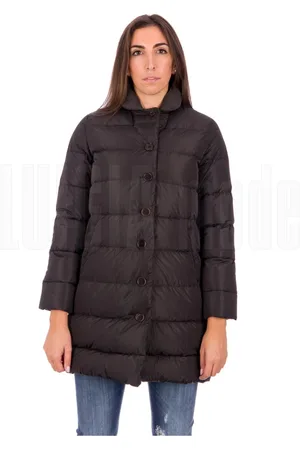 Aspesi Frakke, Dame, Sort, XL, Uld, Kvinders Linsefrakke