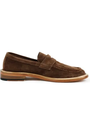 Sturlini Sko, Herre, Brun, 42 EU, Læder, Suede Loafers i læder