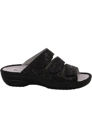 Rohde Sko, Dame, Sort, 36 EU, Uld, Elegant Sort Sandal