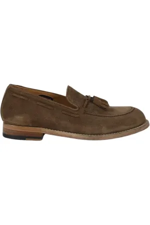 Sturlini Sko, Herre, Brun, 42 EU, Læder, Klassiske Læder Loafer Sko
