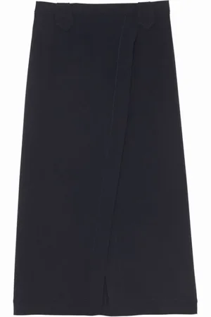 Inès de la Fressange Nederdel, Dame, Blå, 2XS, Polyester, Yvette nederdel