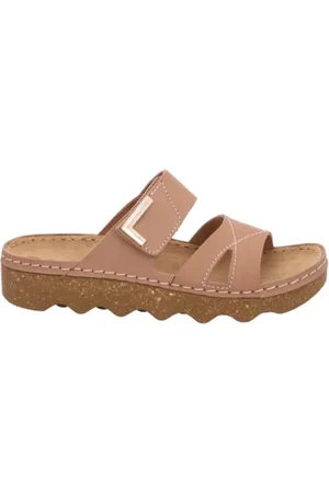 Rohde Sko, Dame, Brun, 36 EU, Brun Damesandal - Behagelig Nubuck