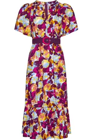 Diane von Furstenberg Kjole, Dame, Flerfarvet, S, Elegant Kjole Kollektion