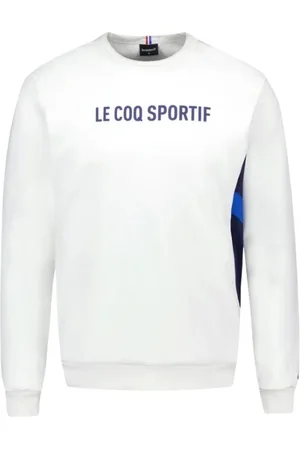Le Coq Sportif Sweathshirts & Hoodies, Herre, Hvid, M, Sæsonens Sweatshirts