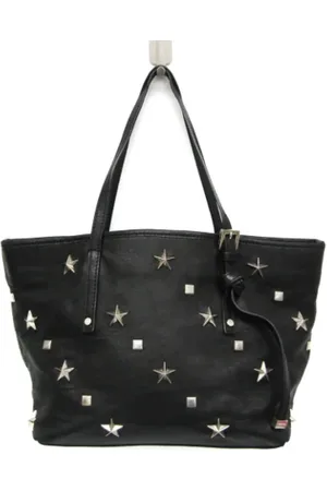 Jimmy Choo Pre-owned, Dame, Sort, ONE SIZE, Tyl, Pre-owned Laeder hndtasker