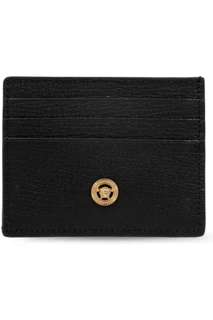 VERSACE Tilbehør, Herre, Sort, ONE SIZE, Læder, Kortetui