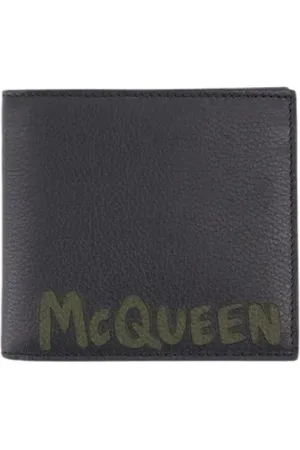 Alexander McQueen Tilbehør, Herre, Sort, ONE SIZE, Polyester, Laeder punge