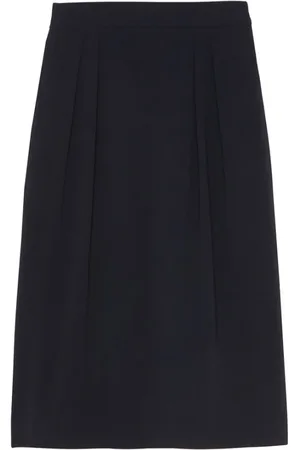 Inès de la Fressange Nederdel, Dame, Blå, M, Polyester, Marine himmelskørt