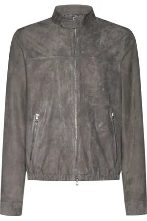 LOW BRAND Jakke, Herre, Grå, 2XL, Uld, Elegant Frakker Selection