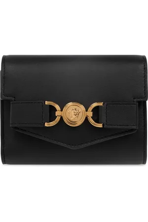 VERSACE Tilbehør, Dame, Sort, ONE SIZE, Bomuld, Pung med logo