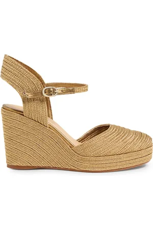Castaner Sko, Dame, Gul, 38 EU, Uld, Carolyn/142 9 cm Wedges