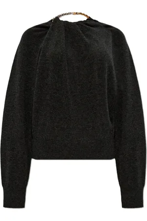 Stella McCartney Strik, Dame, Grå, XS, Uld, Uld Sweater