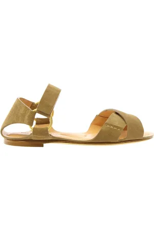 Inès de la Fressange Sko, Dame, , 39 EU, Læder, Sandal sand flat