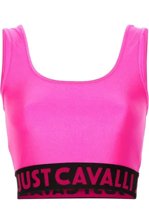 Roberto Cavalli Top, Dame, Lyserød, 2XS, Uld, Stilfuld Top til Kvinder